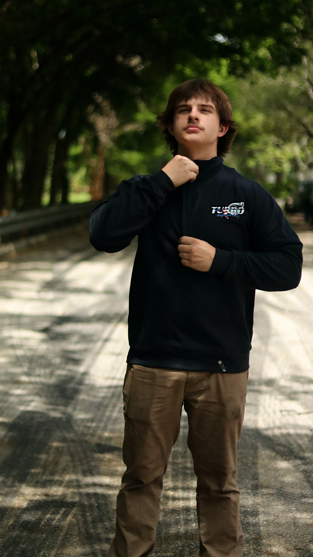 Quarter Zip Shop Sweater