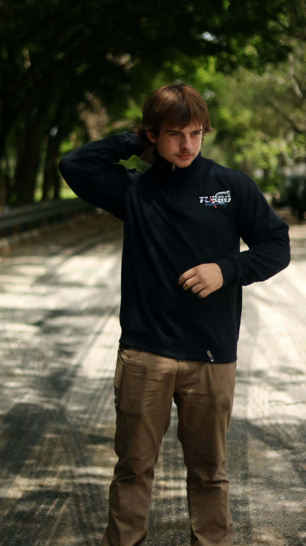 Quarter Zip Shop Sweater